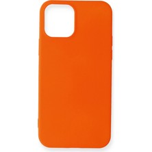 Novis Liora Newface Iphone 12 Mini Kılıf First Silikon - Turuncu