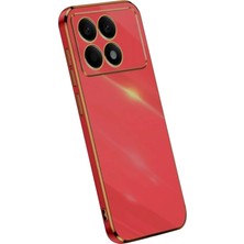 Novis Liora Newface Xiaomi Poco X6 Pro Kılıf Volet Silikon - Kırmızı