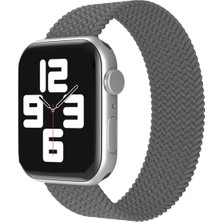 Rubby Newface Apple Watch 38MM Ayarlı Solo Silikon Kordon - Gri