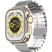 Rubby Newface Apple Watch 38MM Ascend Metal Kordon - Gümüş