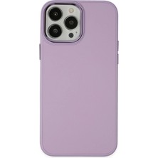 Novis Liora Newface Iphone 13 Pro Kılıf Asya Deri Silikon - Lila