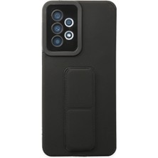 Novis Liora Newface Samsung Galaxy A33 5g Kılıf Mega Standlı Silikon - Siyah