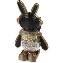 Novis Liora Newface Astro Stand Tavşan Astronot - Siyah