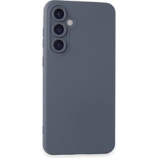 Newface Samsung Galaxy S24 Kılıf Nano Içi Kadife Silikon - Gri