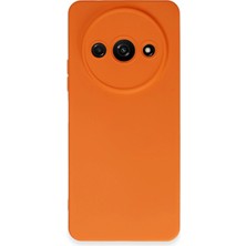 Newface Xiaomi Redmi A3 4g Kılıf Nano Içi Kadife Silikon - Turuncu