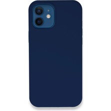Newface Iphone 12 Kılıf Lansman Legant Silikon - Lacivert