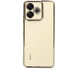Newface Xiaomi Redmi 13 4g Kılıf Razer Lensli Silikon - Gold