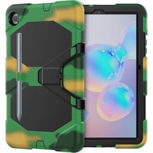 Rubby Newface Samsung Galaxy T500 Tab A7 10.4 Kılıf Griffin Tablet Kapak - Kamuflaj