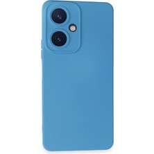 Newface Vivo Y27 Kılıf Nano Içi Kadife Silikon - Mavi