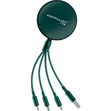 Rubby Konfulon DC44 3ın1 66W Kablo - Yeşil