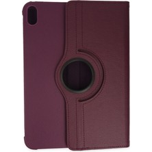 Rubby Newface Ipad 2022 10.9 (10.nesil) Kılıf 360 Tablet Deri Kılıf - Mürdüm