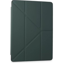 Newface Huawei Matepad Se 11 Kılıf Kalemlikli Mars Tablet Kılıfı - Koyu Yeşil