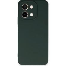 Newface Vivo Y28 Kılıf First Silikon - Koyu Yeşil