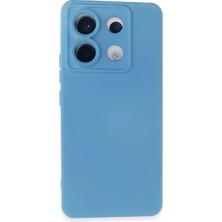 Newface Xiaomi Redmi Note 13 Pro 5g Kılıf Nano Içi Kadife Silikon - Mavi