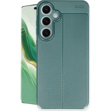 Newface Samsung Galaxy S24 Fe Kılıf Auto Focus Kapak - Koyu Yeşil