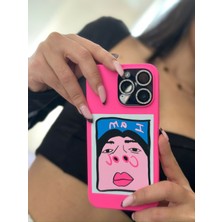 Ateviaco Iphone 12 Pembe Telefon Kılıfı