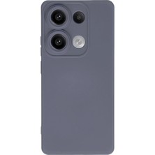 Newface Xiaomi Redmi Note 13 Pro 4g Kılıf Nano Içi Kadife Silikon - Gri