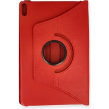 Rubby Newface Huawei Honor Pad X9 11.5 Kılıf 360 Tablet Deri Kılıf - Kırmızı