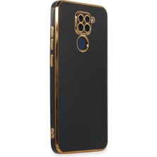 Rubby Newface Xiaomi Redmi Note 9 Kılıf Volet Silikon - Siyah