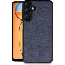 Newface Samsung Galaxy M15 Kılıf Aras Deri Kapak - Lacivert