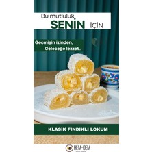 Hemdem Klasik Fındıklı Lokum 500 gr - Yıllardır Değişmeyen Geleneksel Lezzet