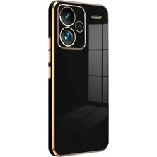 Newface Xiaomi Redmi Note 13 Pro Plus Kılıf Volet Silikon - Siyah