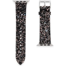 Rubby Newface Apple Watch 42MM Starry Taşlı Kordon - Siyah