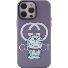 Rubby Newface Iphone 13 Pro Max Kılıf Prada Desenli Kapak - Prada Mor - 3