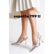 Muhhu Moda Kadın Topuklu Ayakkabı Sivri Burun (7 cm Yükseklik)