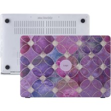 Pro Kılıf 16 Inç FLOWER04 (Touchbarlı 2019 Yılı Üretimi) A2141 ile Uyumlu Açık Pembe