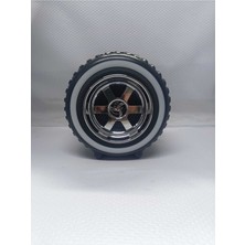 Subzero Işıklı  Lastik Ses Bombası Galericiler Oto Tamirciler Için Görsel Rgb Işıklı Hoparlör - Siyah- Tek Ebat