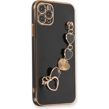 Rubby Newface Iphone 11 Pro Kılıf Esila Silikon - Siyah