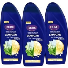 Duru Aloe Vera&mentol&kolajen Kepeğe Karşı Etkili Şampuan 3X500 ml