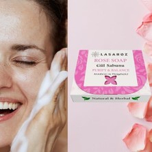 Gül Sabunu Doğal Bitkisel Arındırıcı Dengeleyici Sabun 100 gr