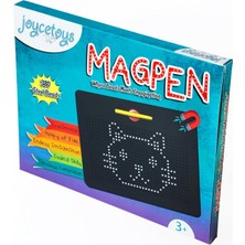 Magpen - Siyah (Mıknatıslı Kalemli, Metal Boncuklu Çizim Tableti)