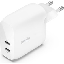 Boost Charge Çift Usb-C Fişi, Pps'li, 16 ve Diğerleri, Ipad, Galaxy,, MacBook Için 60W Şarj Cihazı, Usb-C'den Lightning Kablosu ve Usb-C Uyumlu, Beyaz