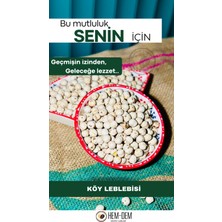 Hemdem Hakiki Köy Leblebisi 400 gr – Katkısız, Tuzsuz ve Çıtır Atıştırmalık