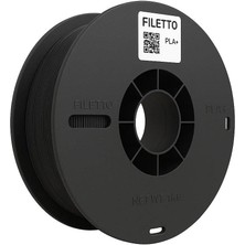 Filetto Pla+ Filament 1.75MM 1 kg - Siyah