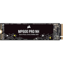 MP600 Pro Nh 1 Tb Pcıe Gen4 X4 Nvme M.2-Ssd – Yüksek Yoğunluklu Tlc Nand – M.2 2280 Form Faktörü – Directstorage ile Uyumlu – 7.000 Mb/s'ye Kadar – Soğutucu Yok – Siyah