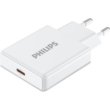 DLP4311C Type-C Hızlı Şarj Adaptörü, 33W Powerdelivery 3.0 + Quickcharge 3.0, Akım Korumalı, Slim Şarj (Beyaz)