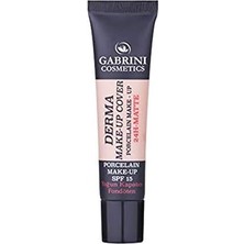 Pucutun Gabrini 102 Derma Make Up Cover Fondöten Mat Bitiriş ile 24 Saat Dayanıklılık Sağlayan Ürün