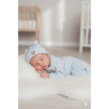 Diamondstar Erkek Bebek Aplikeli 5 Li Zıbın Hastane Çıkış Seti