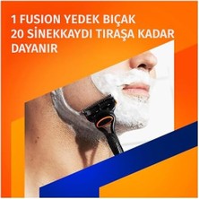 Gillette Fusion Tıraş Makinesi + 5 Adet Yedek Tıraş Bıçağı + Premium Stand Hediyeli Paket