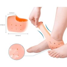 Ankanorm Topuk Dikeni Rahatlatıcı Silikon Çorap, Topuk Nemlendirici Patik, Topuk Çatlaklarını Nemlendiren Çorap, Topuk Kuruluğu Önleyici Patiik