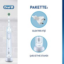Oral-B Genius x Yapay Zeka Destekli Şarj Edilebilir Diş Fırçası Beyaz