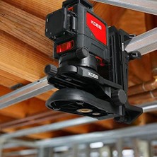 KBL10SET Mıknatıslı Hassas Ayarlanabilir Lazer Hizalama Aparatı + Mıknatıslı Lazer Hizalama Sabitleme Aparatı, Siyah