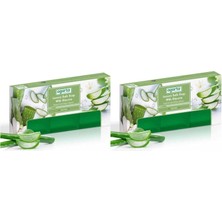 El Yapımı Doğal Banyo Sabunu Aloe Vera 3 * 150 gr x 2 Adet (Toplan 6 Adet)