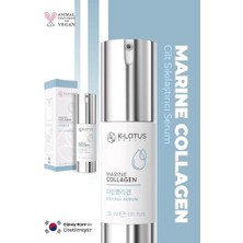 K-Lotus Beauty Marine Collagen Gözenek Sıkılaştırıcı, Aydınlatıcı ve Kırışıklık Karşıtı Cilt Serumu 30 ml