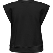 Only Onluma S/l O-Neck Ub Swt Kadın Siyah Sweatshirt - 15351053