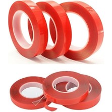 5dm-2 Metre Güçlü Yapışkanlı Çift Taraflı Slikon Pratik Şeffaf Bant